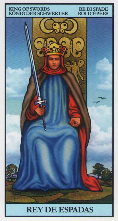 El rey de espadas en el tarot